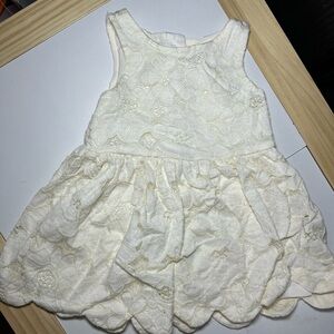 Cat & Jack Cream Lace Dress